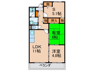 パークヴィラ長居公園の物件間取画像